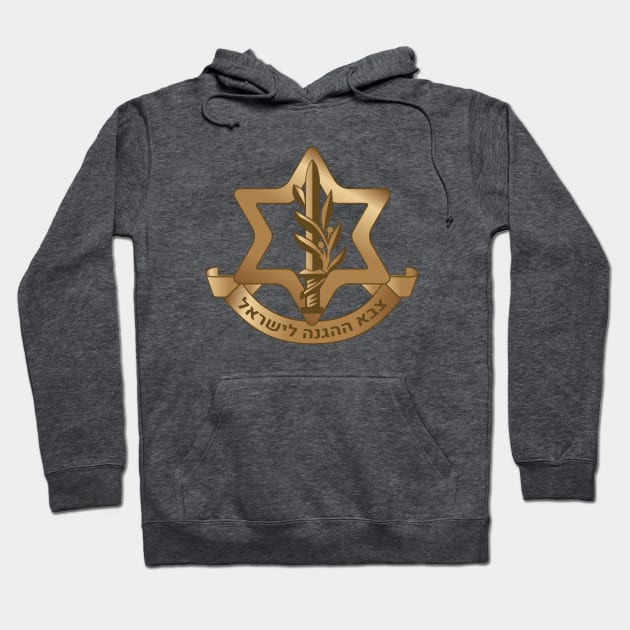 Israel Defense Force Insignia Hoodie by EphemeraKiosk